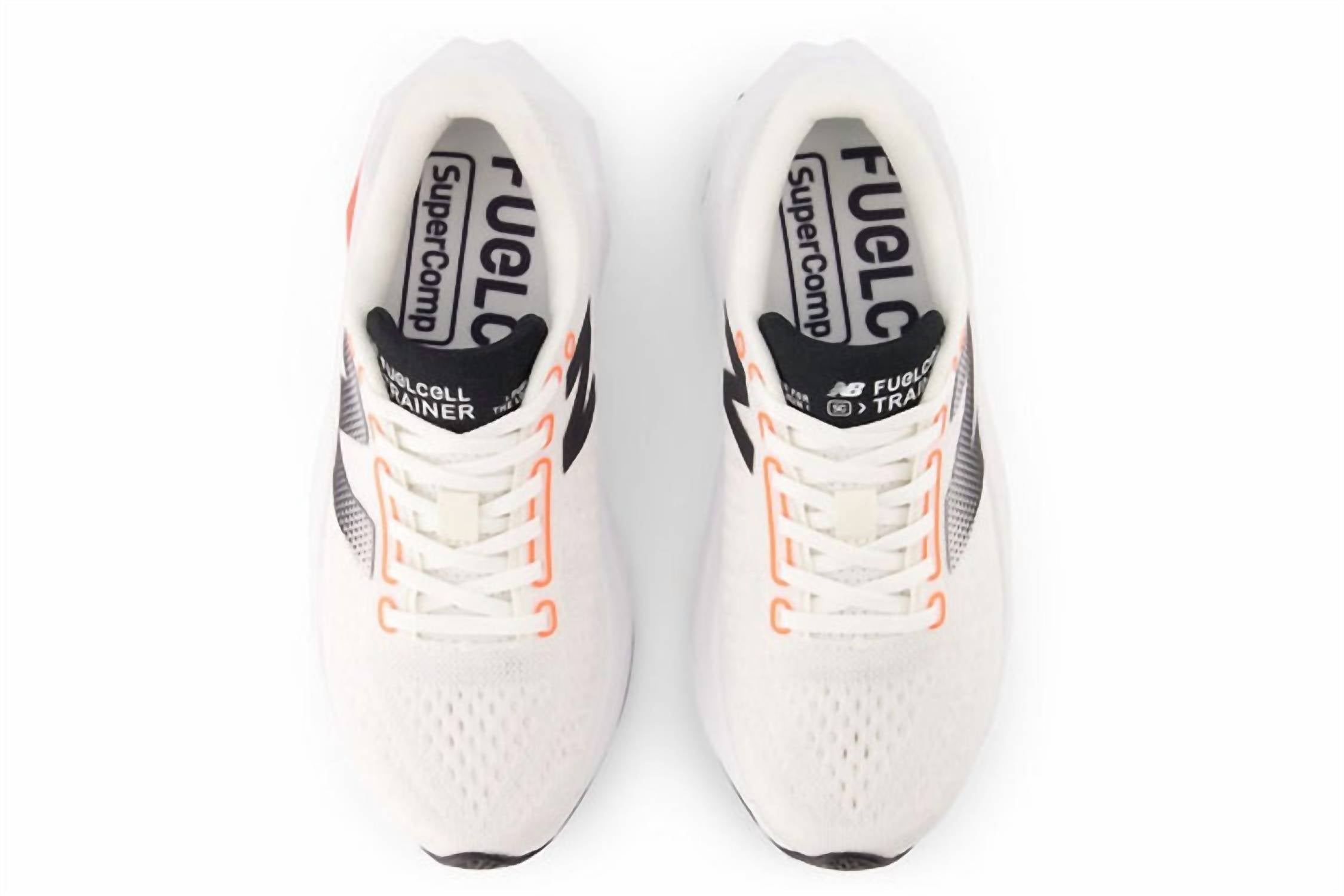New Balance Women's Fuelcell Supercomp Trainer V3 Shoes in sea salt - women's sneaker - detail view