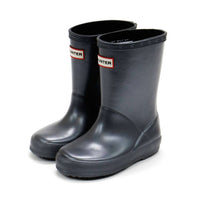 HUNTER Boys First Classic Original Nebula Rain Boots in black - kids' shoe