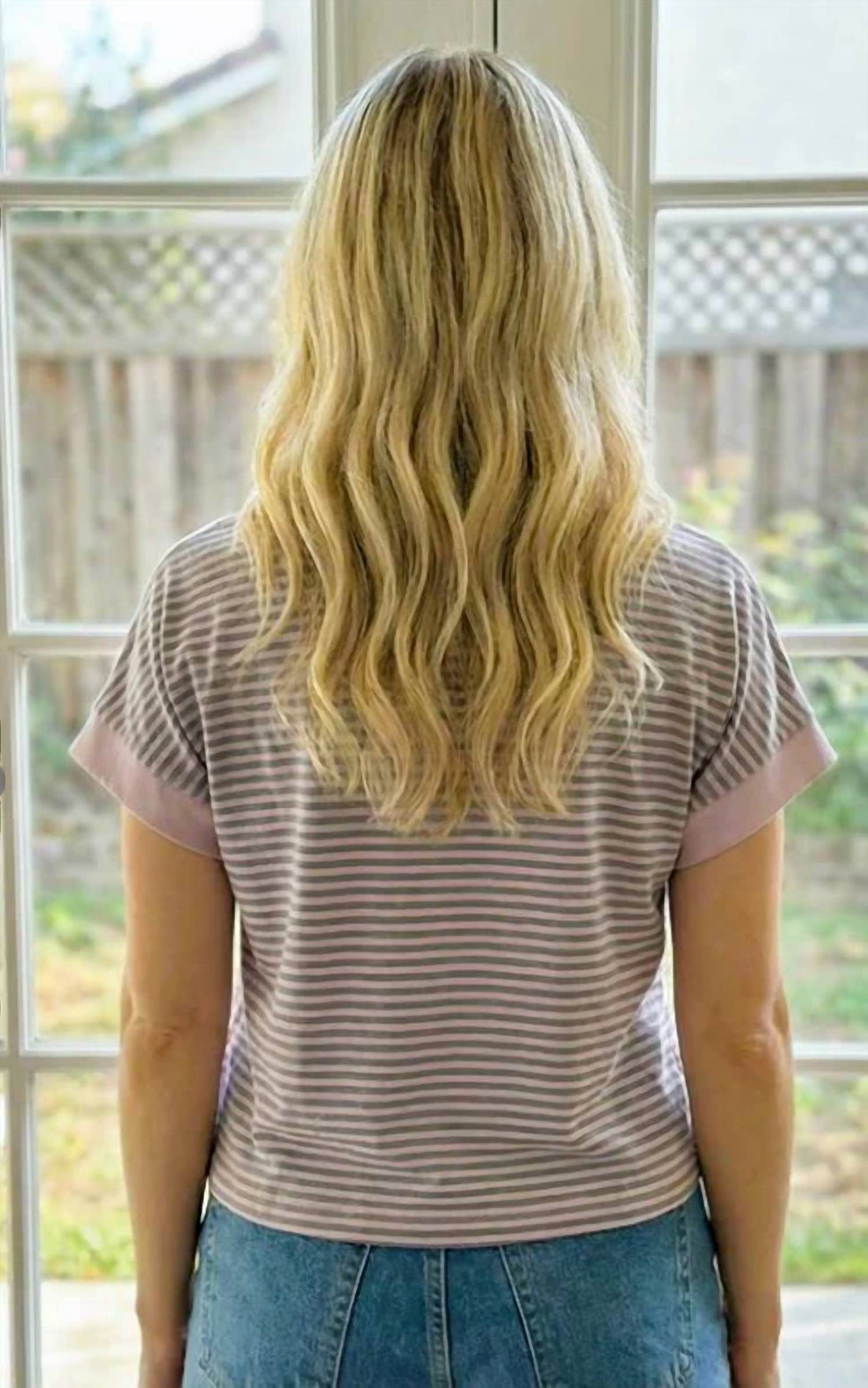 Staccato - V-neck Short Sleeve Top