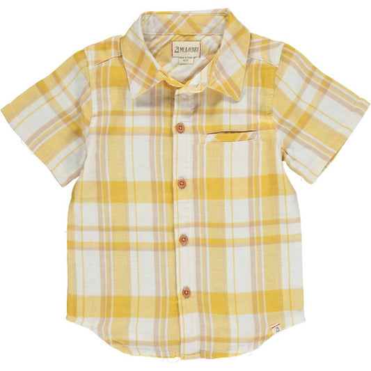 Me & Henry - Boy's Newport Plaid Woven Shirt