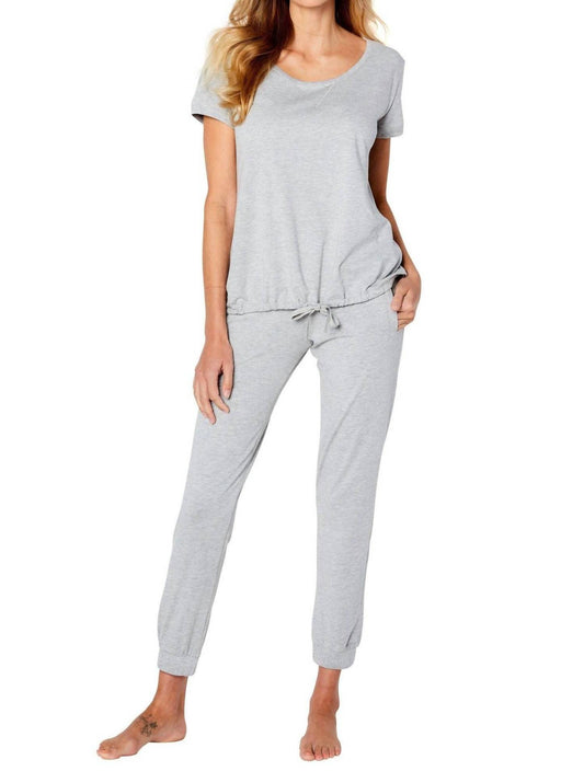 Twelve Eighty Eight - Malibu Relaxed Short Sleeve Top Loungewear Set