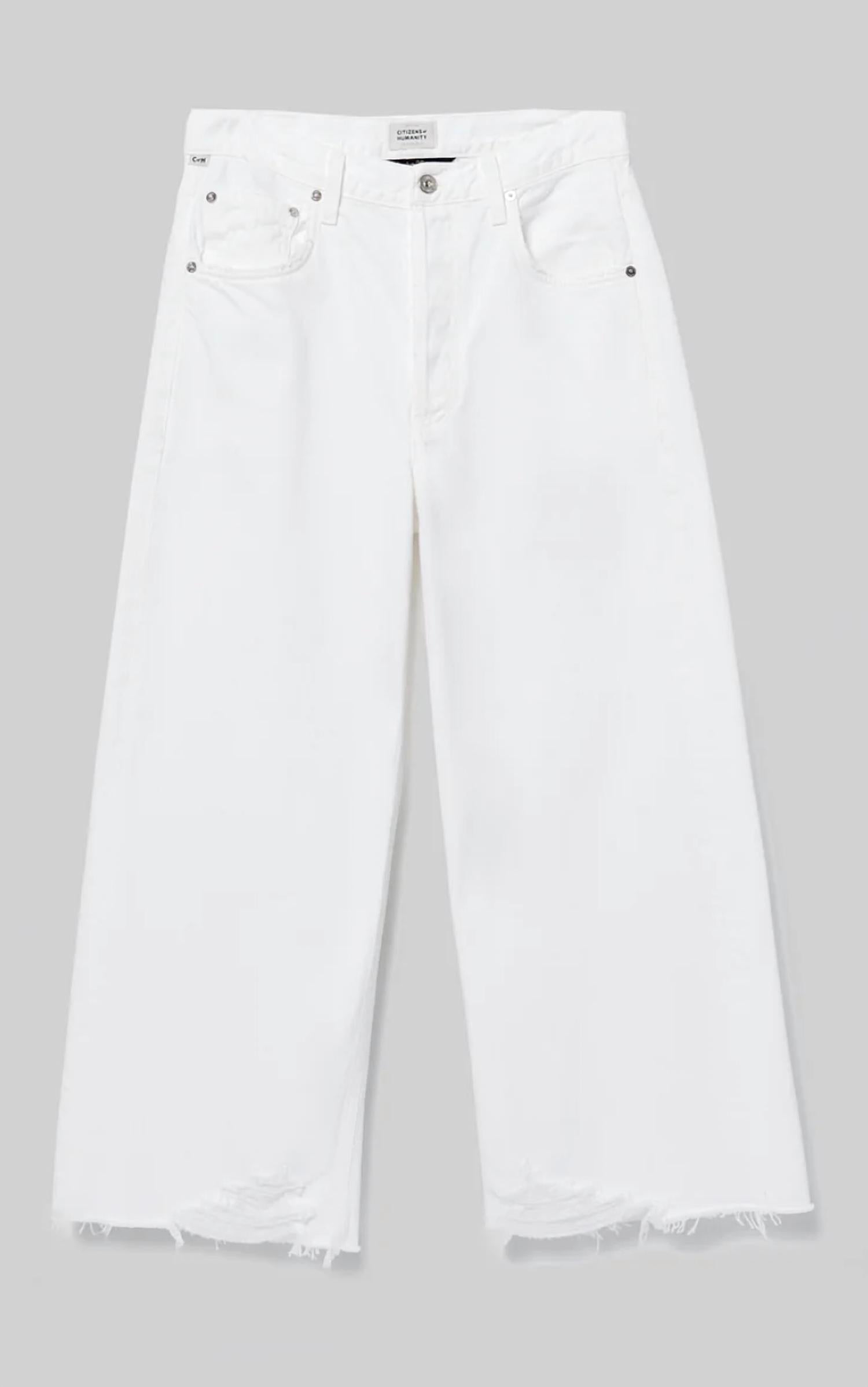Citizens Of Humanity - Ayla Raw Hem Crop Jeans