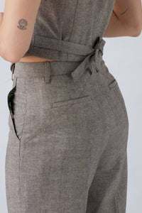 Rose Velvet - Piper Straight Leg Pants