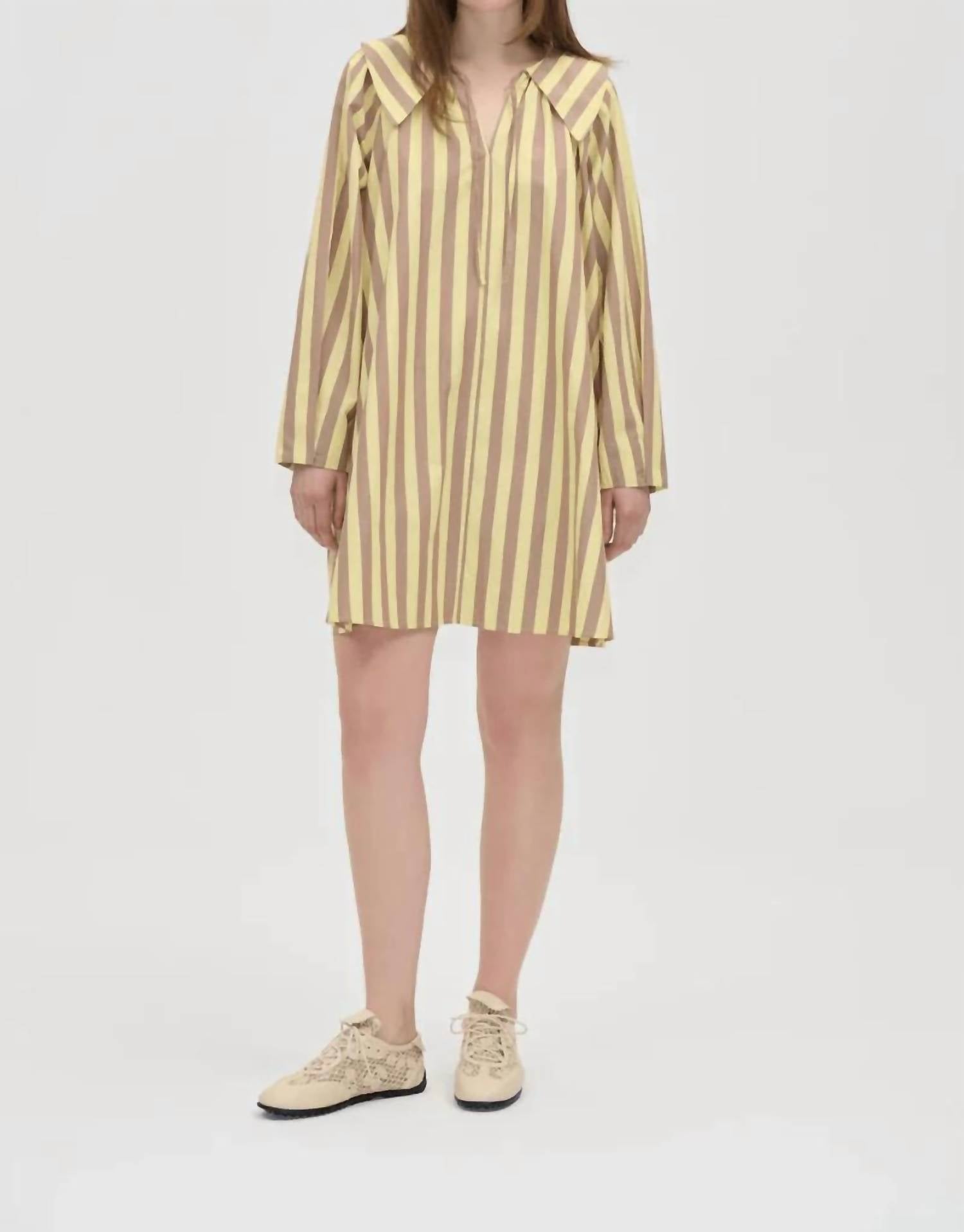 Stine Goya - Collared Voluminous Mini Dress