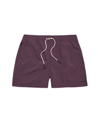 OAS Nylon Swim Shorts in plum - men's swimwear - detail view