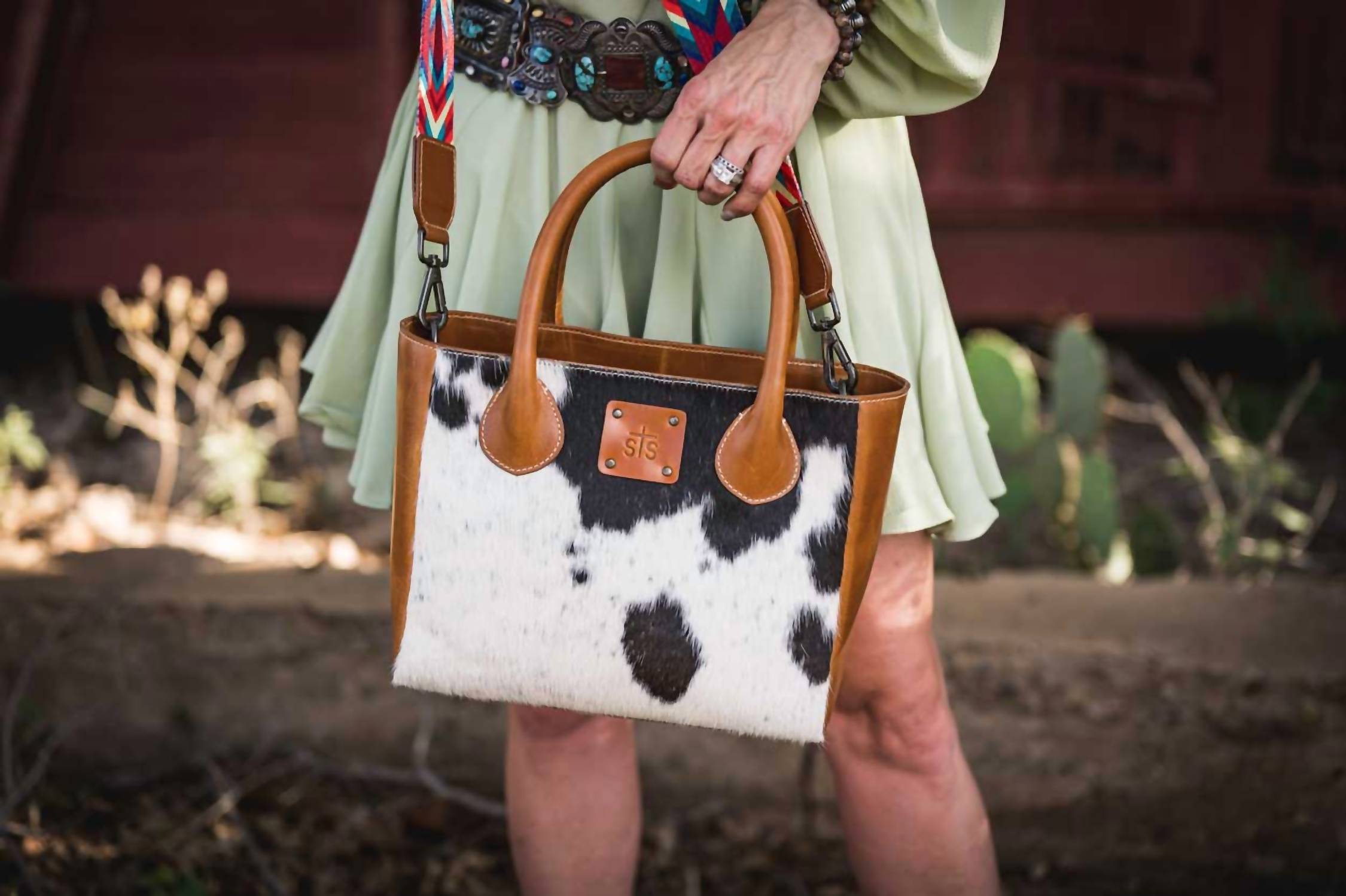 Sts Ranchwear - Women's Basic Bliss Cowhide Satchel Bag