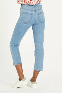 Dear John Denim - Frankie Super High Rise Cropped Straight Jean