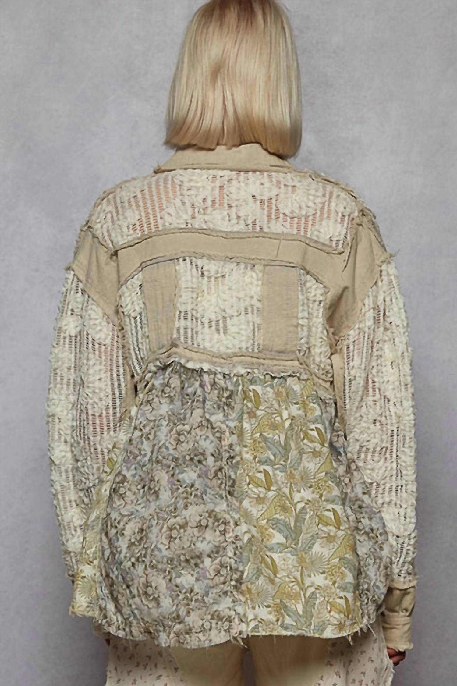 Pol - Balloon Sleeve Woven Jacket