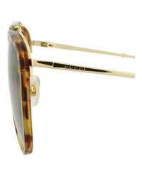 Gucci - Men's Aviator-frame Acetate Sunglasses