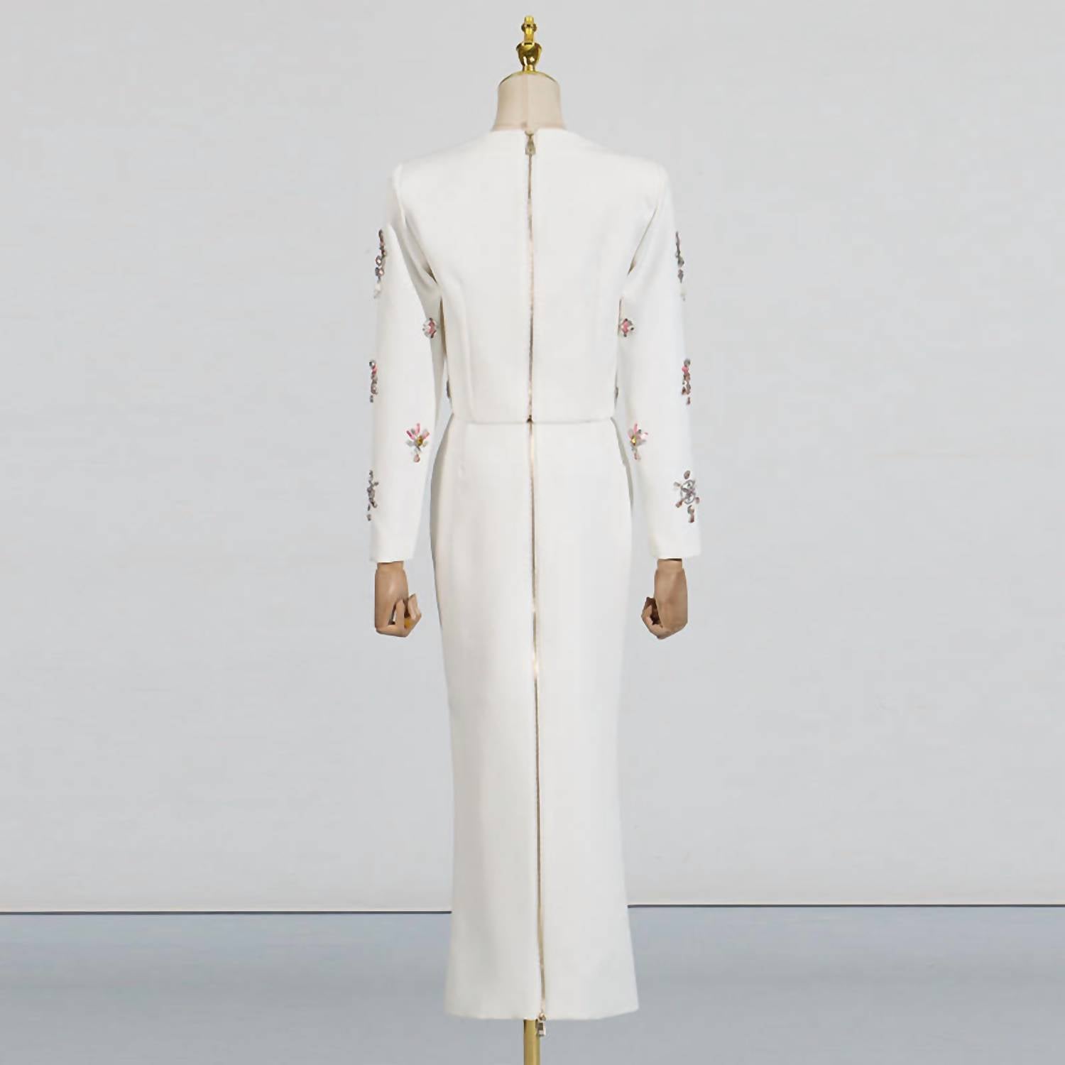 Rachel Allan - Elegance Halter Midi Skirt Suit Set