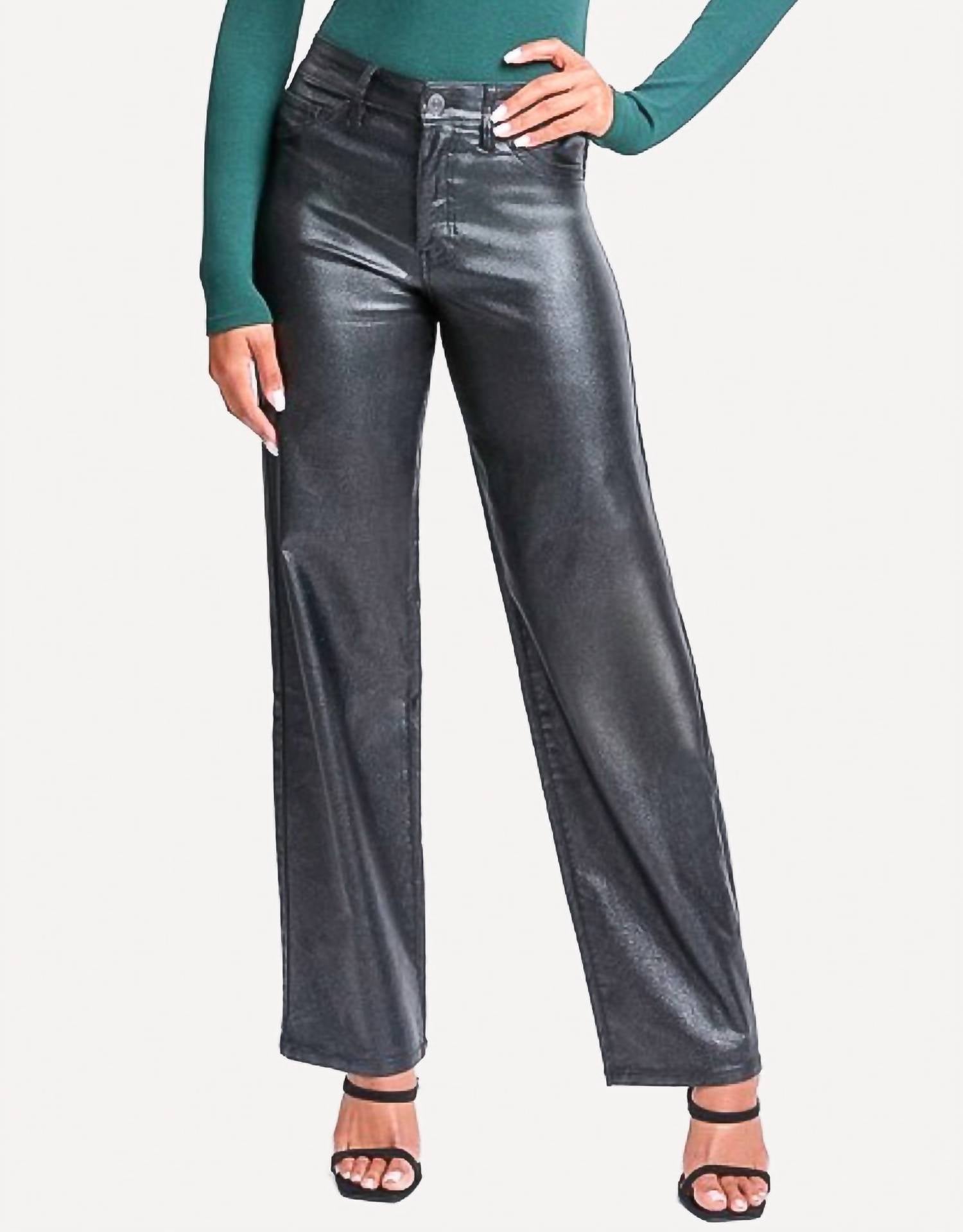 Ymi - High Rise Straight Leg Pant