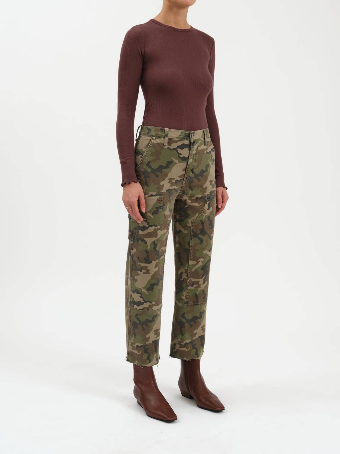 Daze - Sundaze Carpenter High Rise Straight Crop Jean