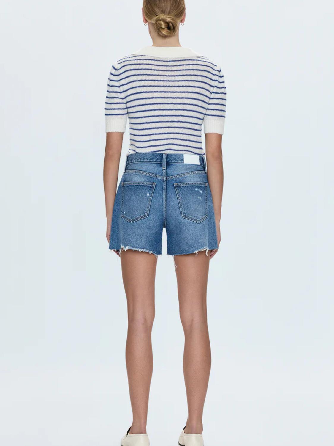 Pistola - Andie High Rise Denim Shorts