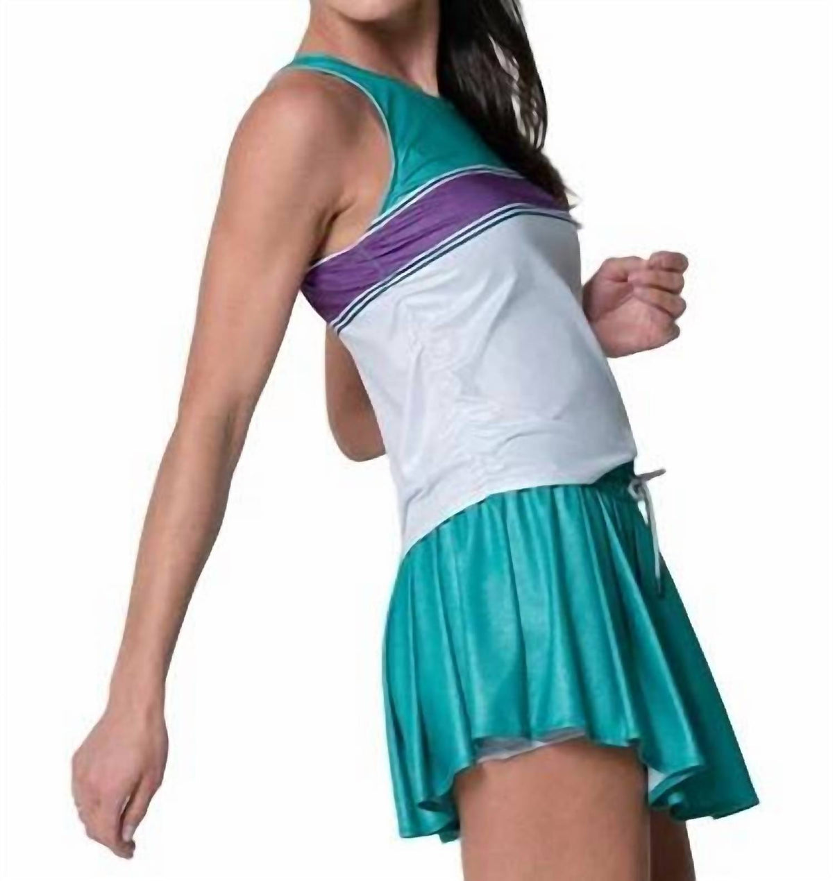 Lucky In Love - Chroma Stripe Cinch Tank