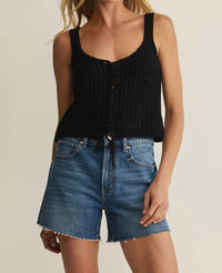 Z Supply - Tate Lace Up Sweater Top