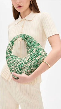 Maria La Rosa - Women's Nana Melange Clutch Bag