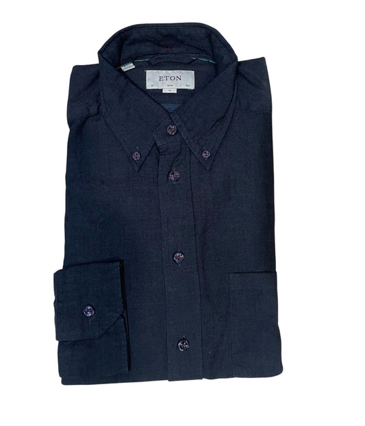 Eton - Men's Solid Long Sleeve Shirt