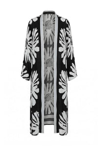 Apny - Belted Long Kimono Robe