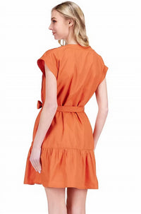 Joy Joy - Bora Pin Tuck Edged Mini Dress