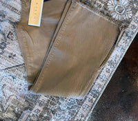 Risen - High Rise Side Slit Flare Pants