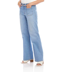 Karen Kane - Lauren Patch Pocket Jeans - Petite