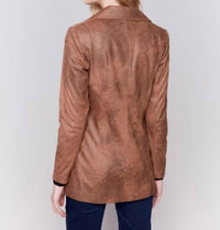Charlie B - Long Vintage Faux Suede Jacket