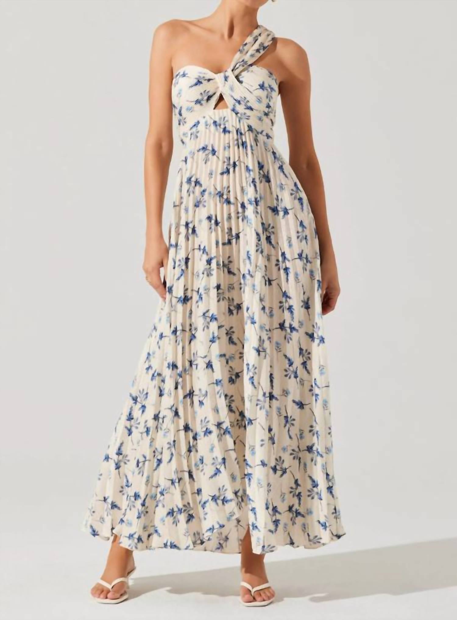 Astr - Rasya One Shoulder Maxi Dress