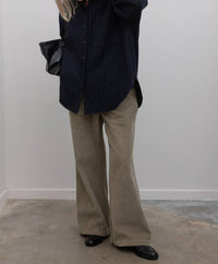 Collective - Wool Stripe Quilted Oversized Jacket