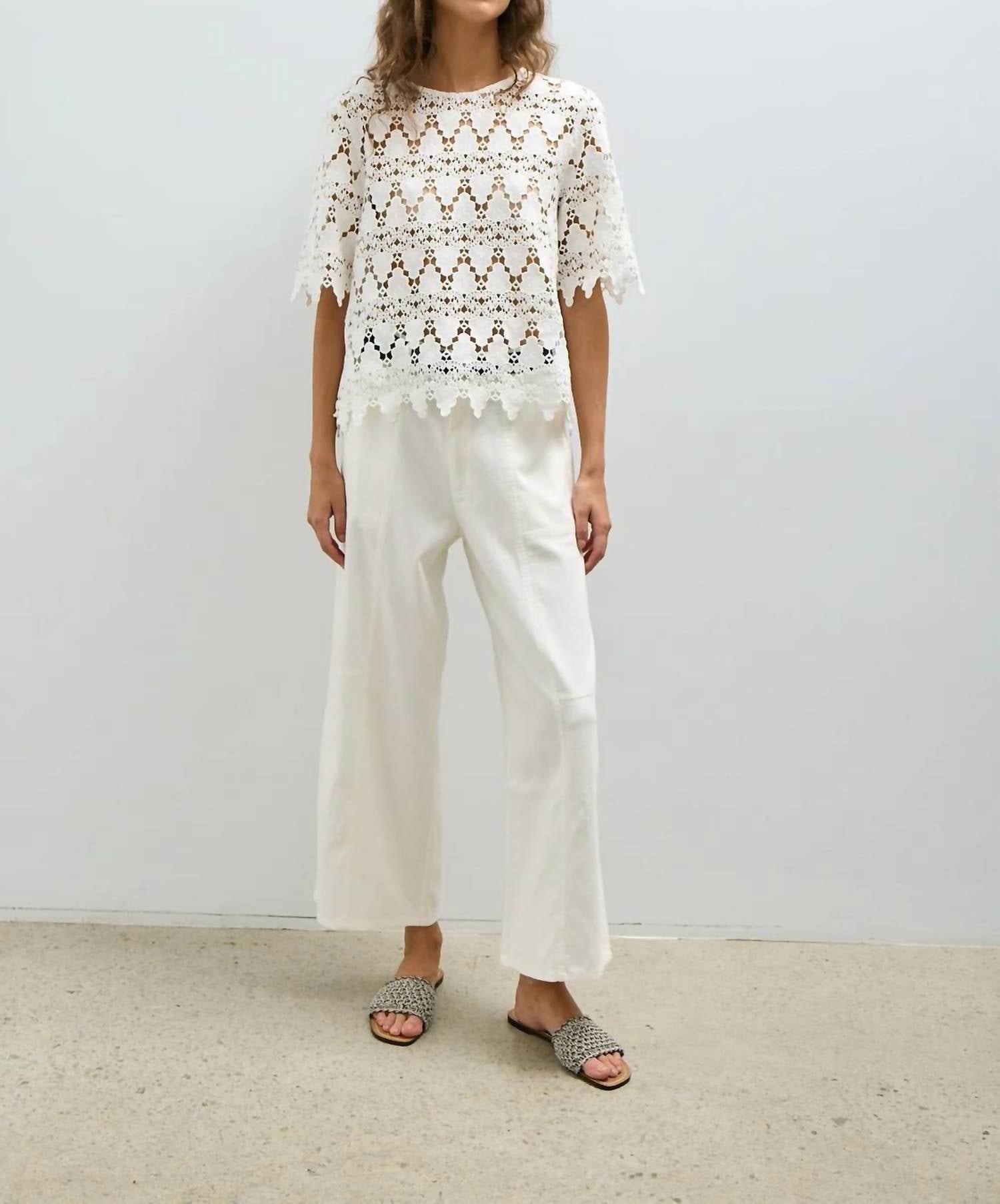 Melissa Nepton - Amanda Embroidered Top