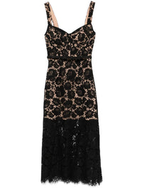 Self-Portrait - Fine Lace Midi Dress