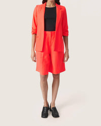 Soaked In Luxury - Malia Open Front Notch Lapel Blazer