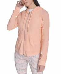 Calvin Klein - Performance Rouched-sleeve Zip Hoodie