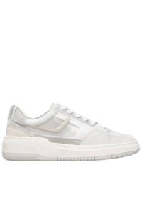 Salvatore Ferragamo - Women's Mesh Suede Lace-up Sneakers