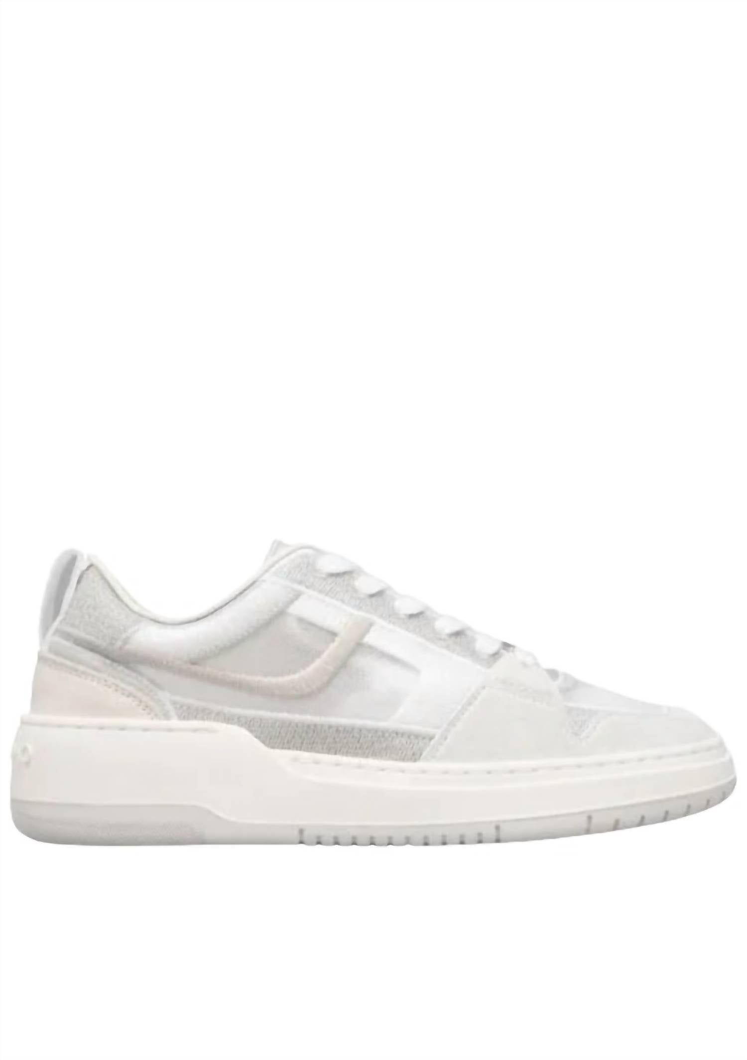Salvatore Ferragamo - Women's Mesh Suede Lace-up Sneakers