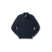 Duck Head - Men's Haines 1/4 Zip Cable Knit Sweater