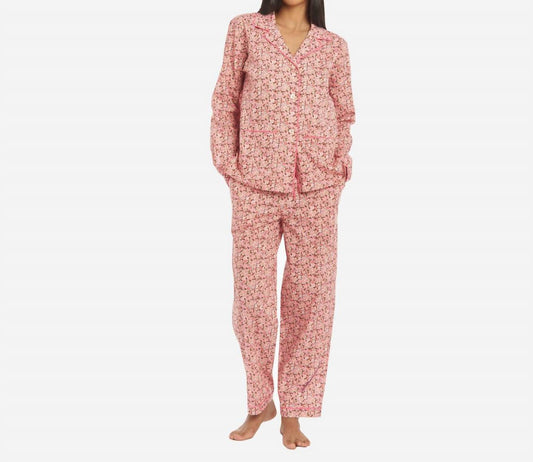 Liberty Print Floral Cotton Classic Long PJ Set