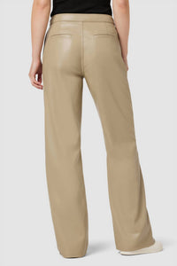 Hudson - High-rise Rosie Faux Leather Trouser