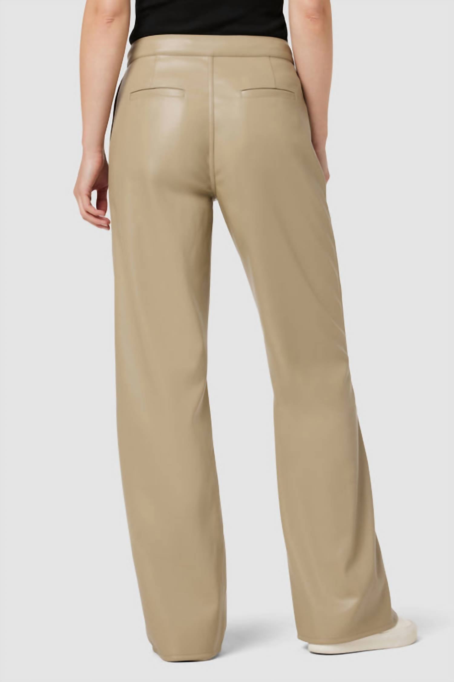 Hudson - High-rise Rosie Faux Leather Trouser
