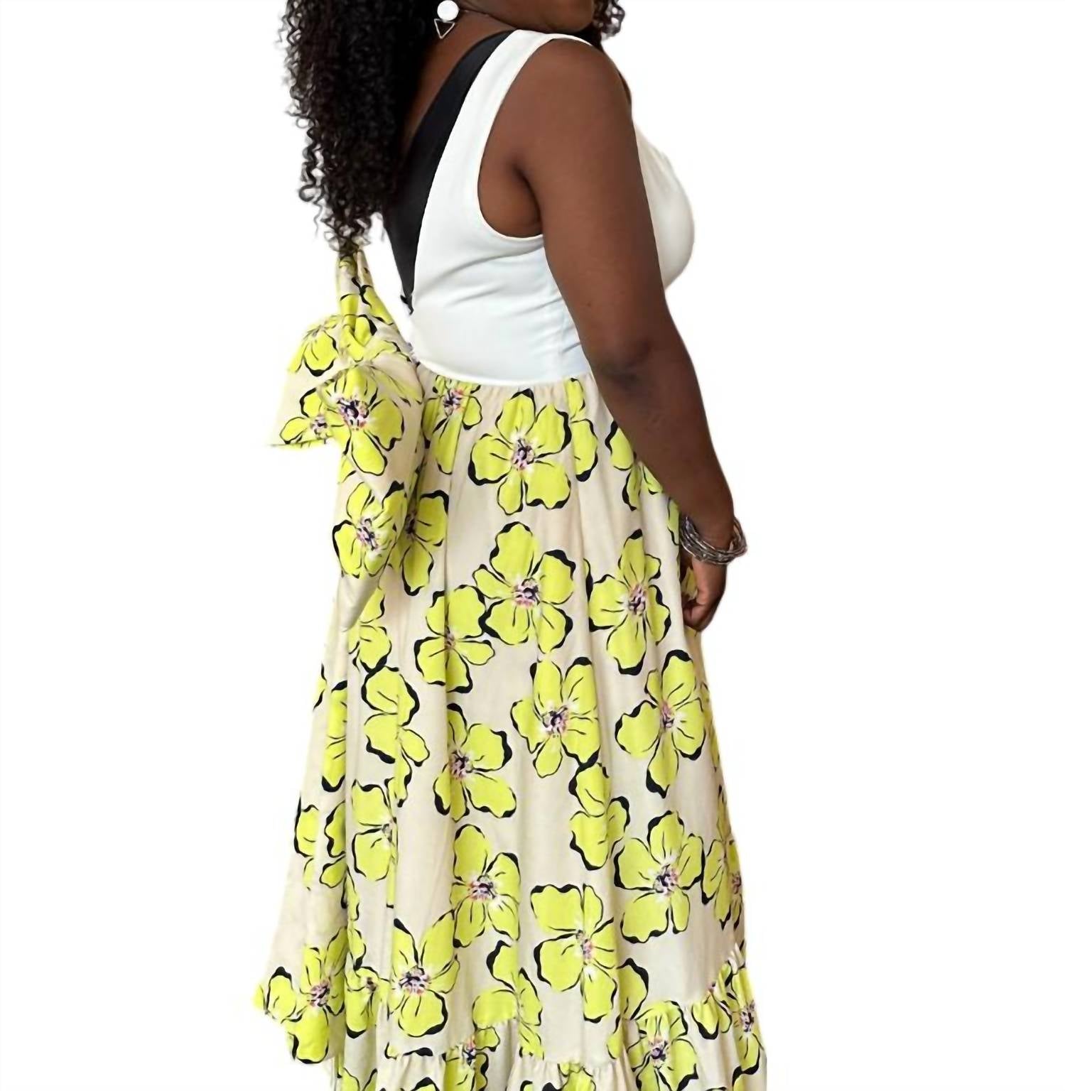Fate By Lfd - Big Bow High Tea Midi Dress