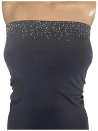 Wolford - Women’s Rhinestone Detail Waist Jersey Maxi Dress