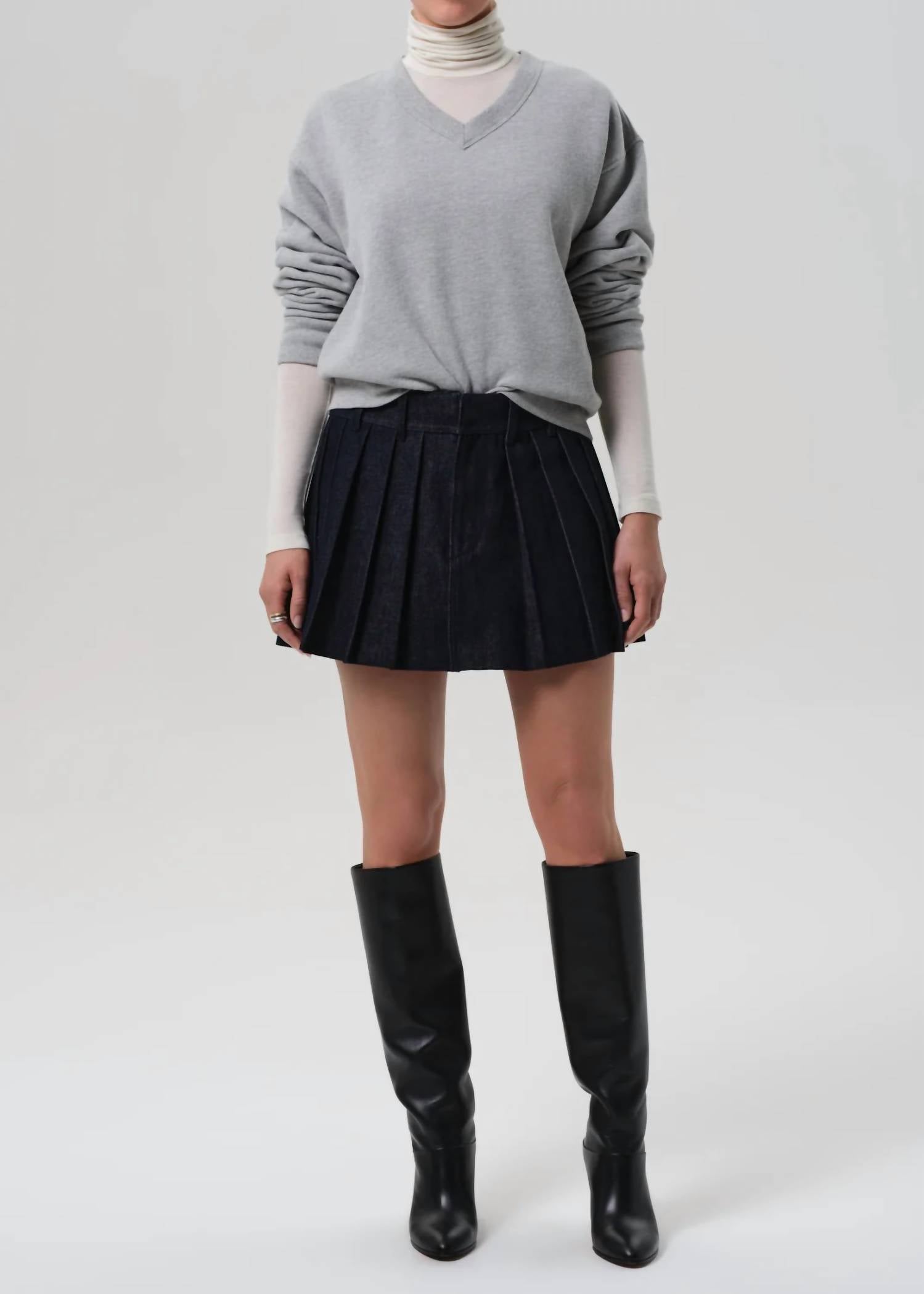 Citizens Of Humanity - Pleated Mini Skirt