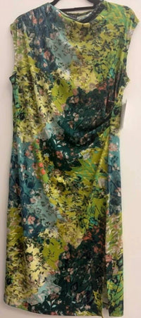 Clara Sunwoo - Floral Patch Print Sleeveless Midi Dress