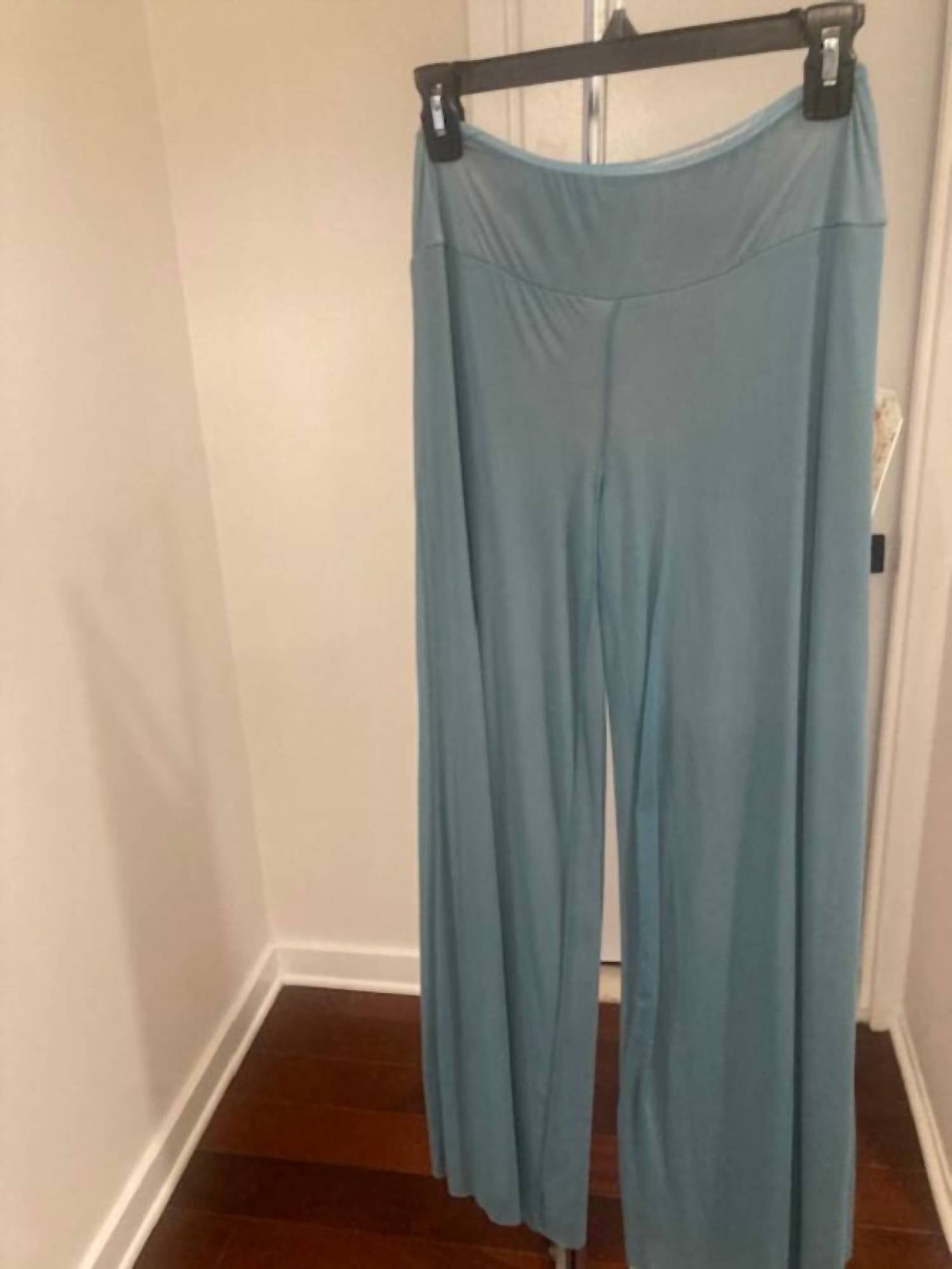 Petit Pois By Viviana G Women's Lined Palazzo Pant in celeste - women's pants