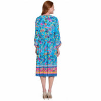 John Mark - Mix Print Embroidered Dress