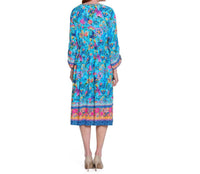 John Mark - Mix Print Embroidered Dress