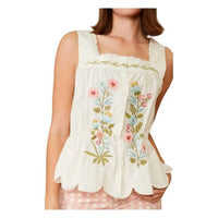 Spartina 449 - Odette Scallop Top
