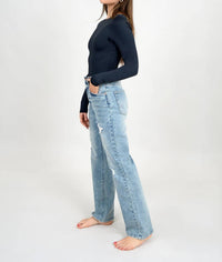 Rd Style - Brida Boat Neck Bodysuit