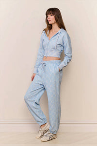 Loveshackfancy - Lillia Bow Print Sweatpant