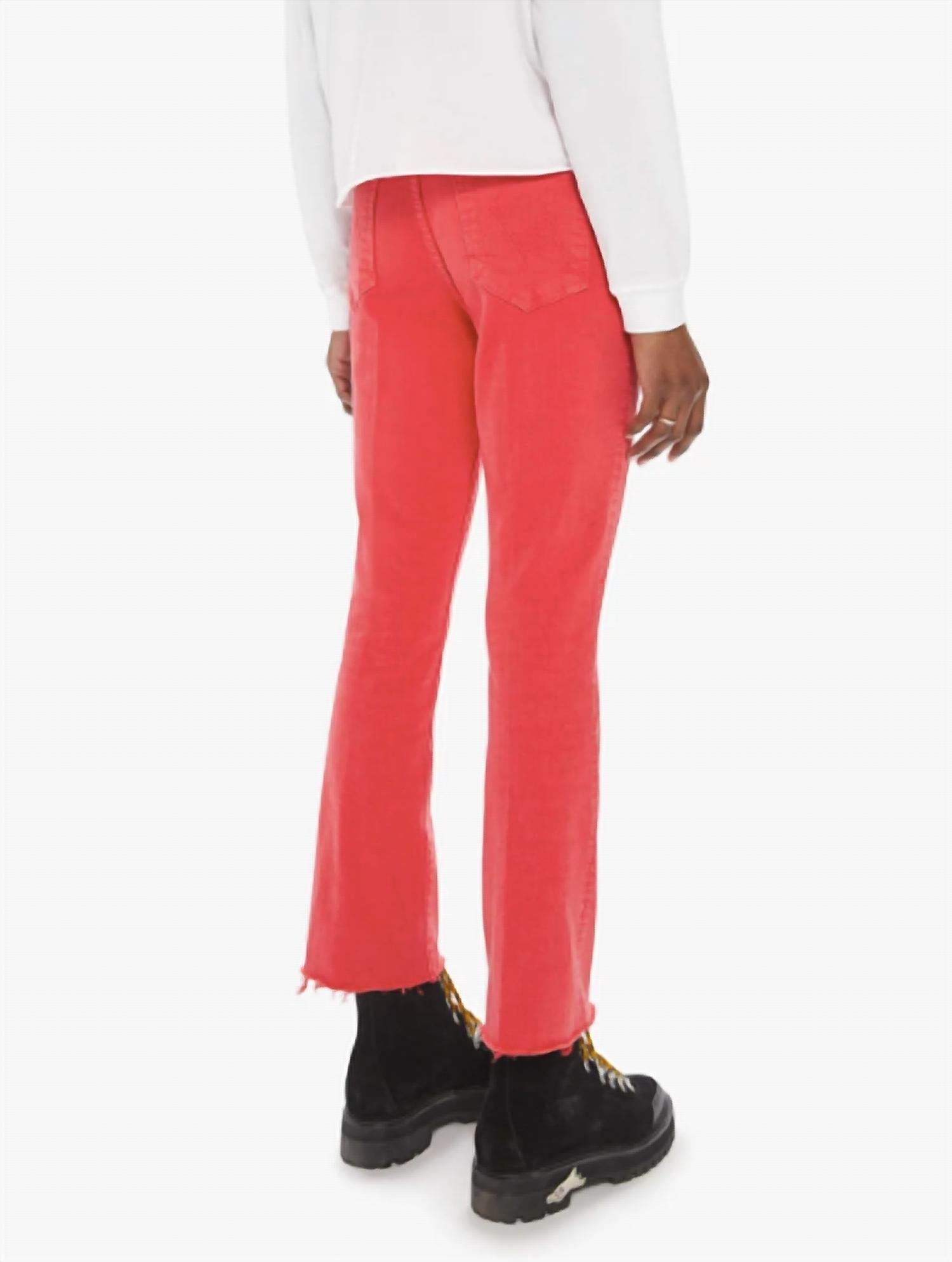 Mother - Hustler Ankle Fray High-rise Flare Jeans