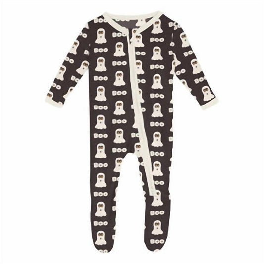 Kickee - Kids' Midnight Boo Convertible Coverall One Piece